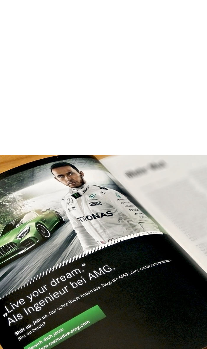 Mercedes-AMG HR Printwerbung