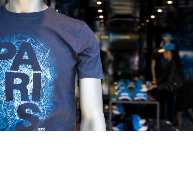 Hugo Boss T-Shirt: Branding Paris #electricities